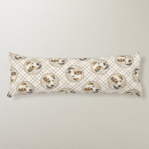 Coussins Longs Parson Jack Russell Terrier Peinture Chien d'anima