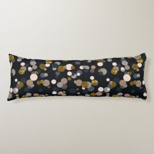 Coussins Longs Parties scintillant Confetti Peach, Maple, Grey an