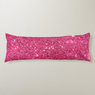 Coussins Longs Parties scintillantes de roses indien de charme