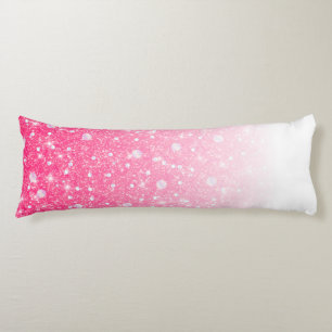 Coussins Longs Parties scintillantes roses scintillantes Ombre de
