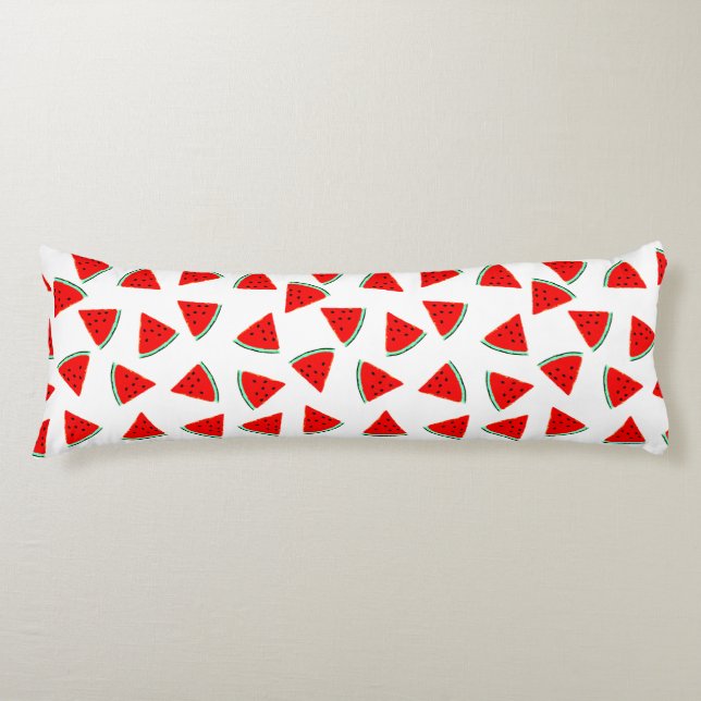 Coussins Longs Pastèques triangulaires (Devant)