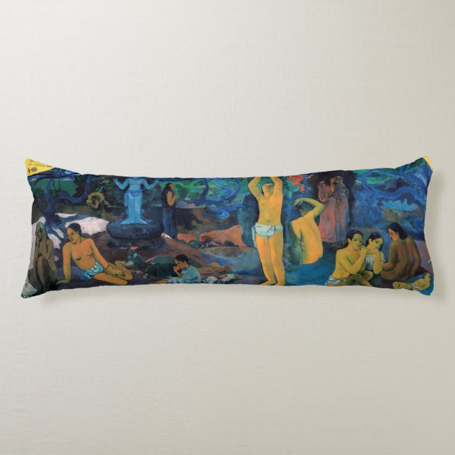 Coussins Longs Paul Gauguin - D'Où Sommes-Nous Venus ? (Devant)