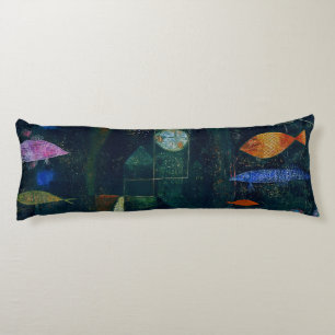 Coussins Longs Paul Klee Fish Magic Peinture Abstraite Art graphi