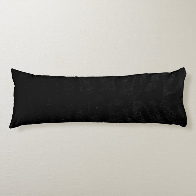 Coussins Longs Peau de tigre noire Imprimer Nouveau (Devant)