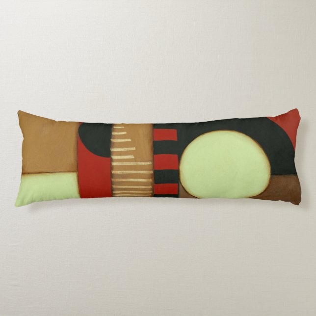 Coussins Longs Peinture à panneaux de style loft contemporain (Devant)