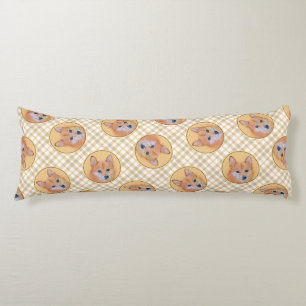 Coussins Longs Peinture finlandaise Spitz mignonne Original Anima