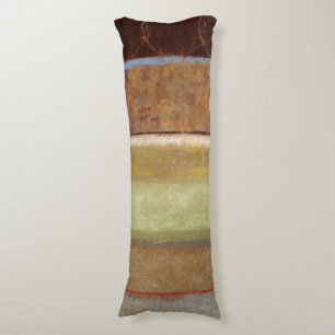 Coussins Longs Peinture moderne dans les tons de terre par Norman