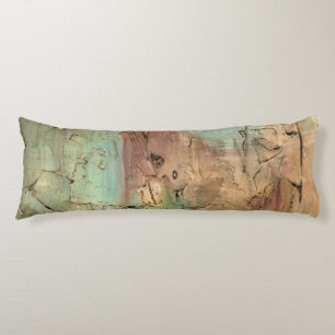 Coussins Longs Peinture sur la Terre avec surface fissurée