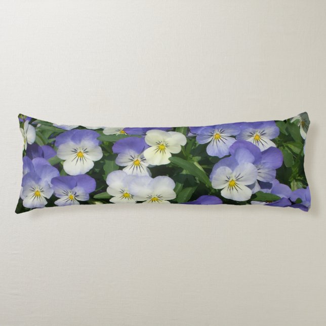 Coussins Longs Pensées violettes (Devant)