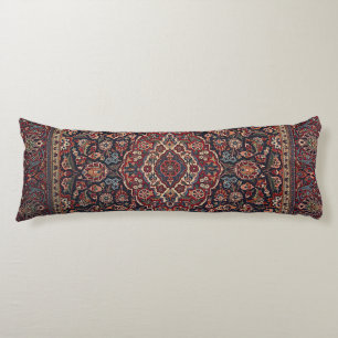 Coussins Longs Perse centrale Kashan Rouge bleu violet
