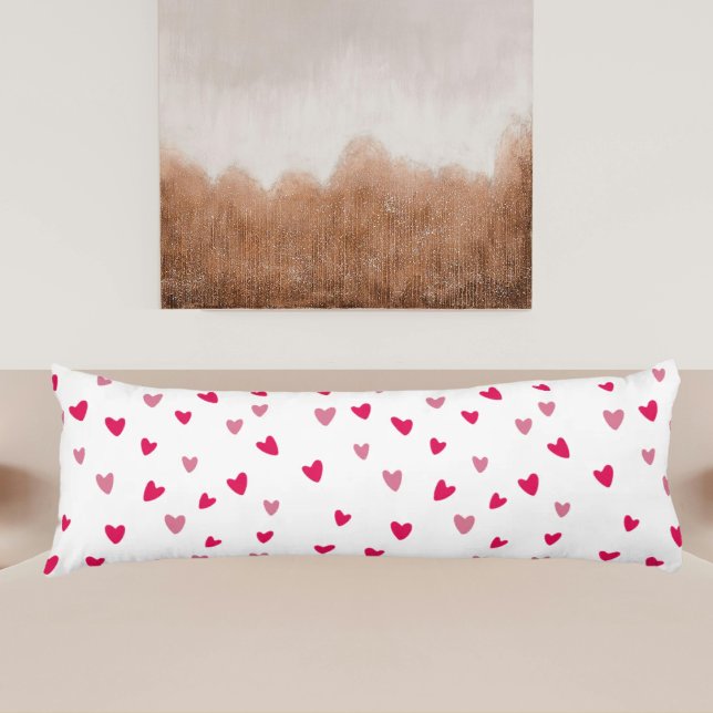 Coussins Longs Petits coeurs mignons Saint Valentin (Créateur téléchargé)