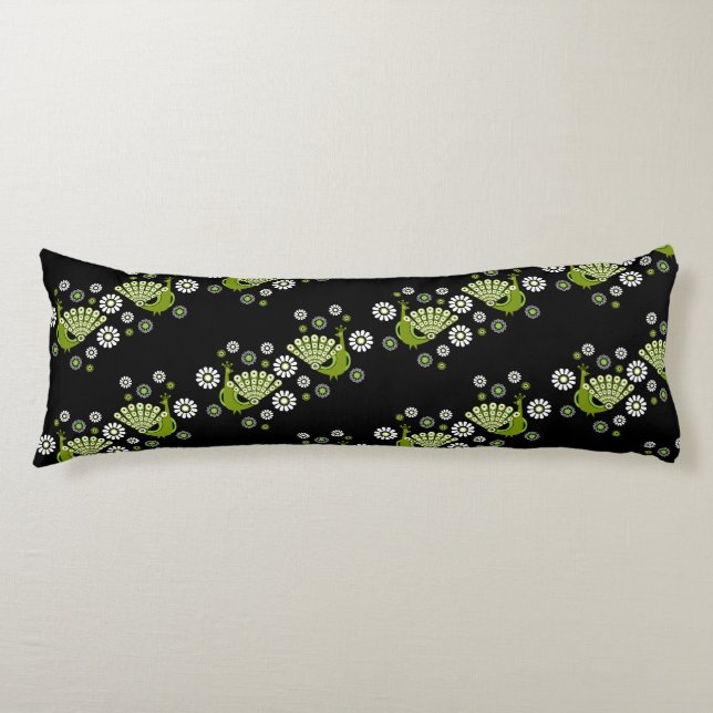 Coussins Longs Pheasers Peacock Art (Devant)