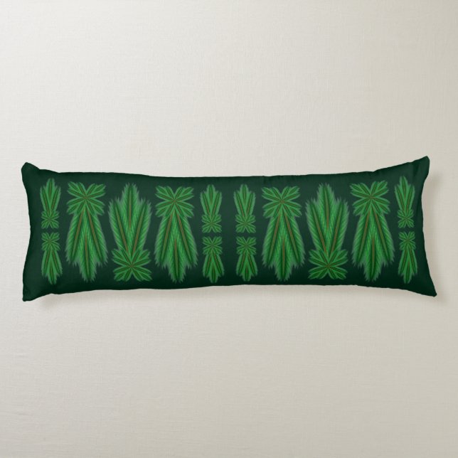 Coussins Longs Pine Comet Forêt Oreiller (Dos)