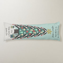 Coussins Longs Pingouins particuliers Funny sapin de Noël Personn