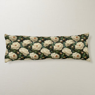 Coussins Longs Pivoines Décoration Maison Botanique Côtière Gross