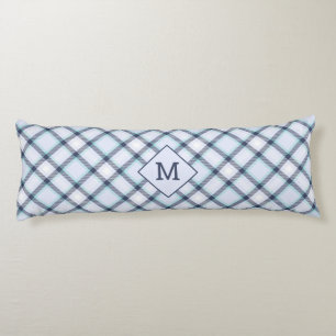 Coussins Longs Plaid Monogramme personnalisé / Motif Tartan