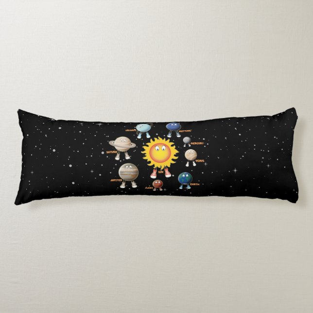 Coussins Longs Planètes et système solaire (Devant)