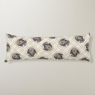 Coussins Longs Plott Hound Peinture Brindle Cute Original Chien A