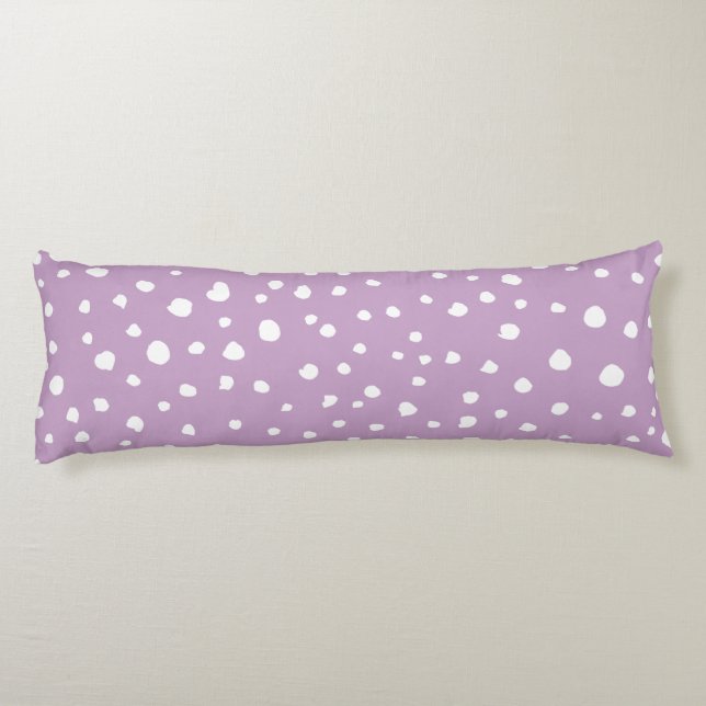 Coussins Longs Points Dalmatiens Lilac, Points Dalmatiens, Pots D (Dos)