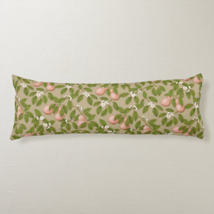 Coussins Longs Poires roses (marron clair)