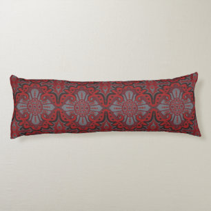 Coussins Longs "Pomegranat tranché" formes organiques motif bohèm