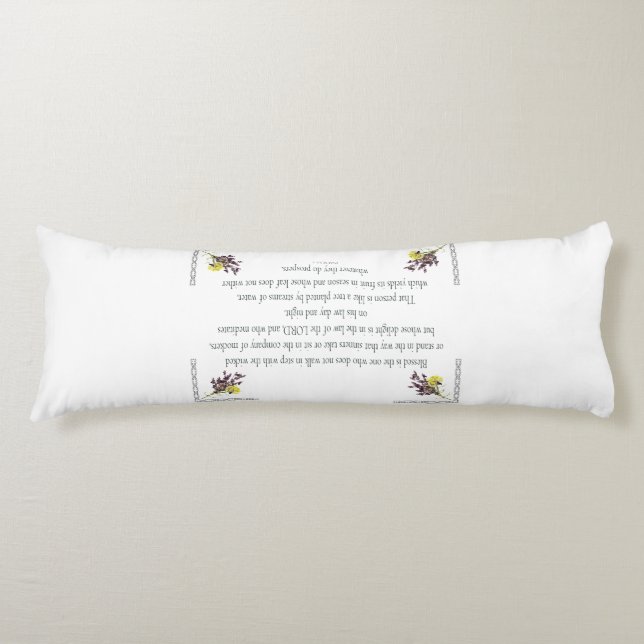 Coussins Longs PSAUM 1:1-3 Botanic design, (Devant)