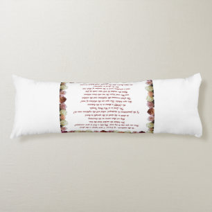 Coussins Longs Psaume 11, Écriture, Verse de la Bible,