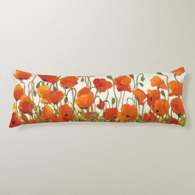 Coussins Longs Rangées des pavots I (Devant)