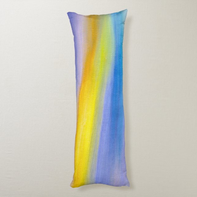 Coussins Longs Rayon doré abstrait (Dos (Vertical))