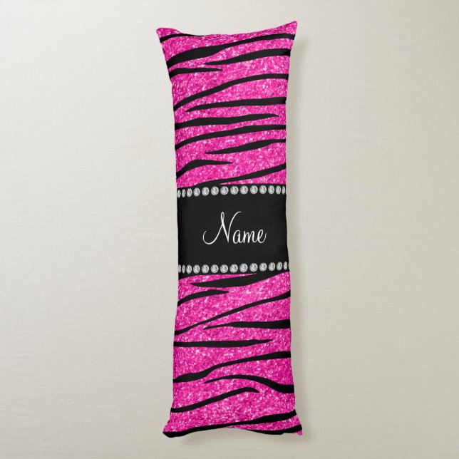 Coussins Longs Rayures au néon nommées faites sur commande de (Dos (Vertical))