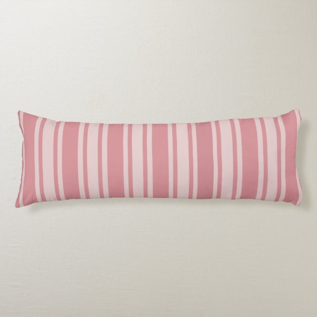 Coussins Longs Rayures roses (Devant)