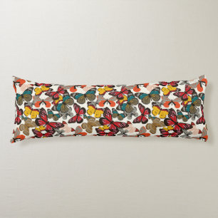 Coussins Longs Rétro motif floral 2