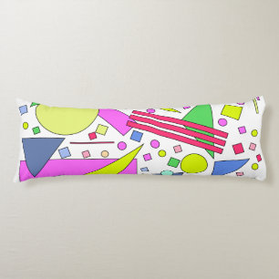 Coussins Longs Rétro Vintage Style 80s et 90s
