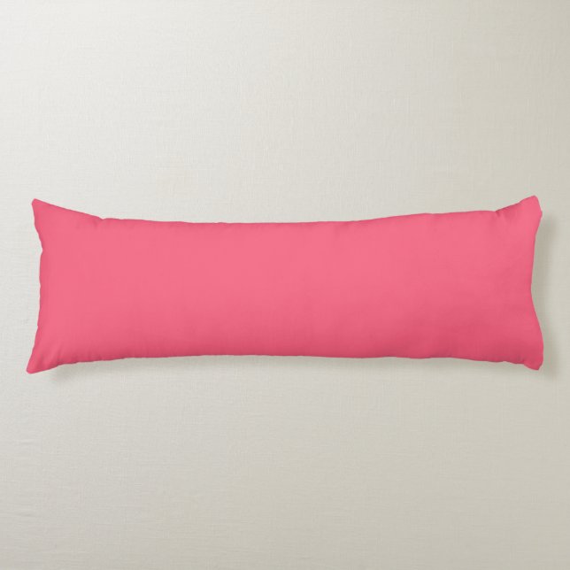 Coussins Longs Rose-rose (couleur solide) (Devant)