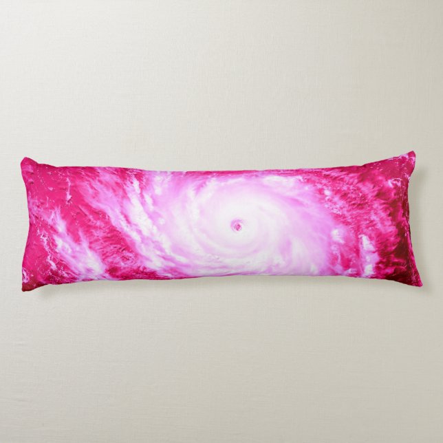 Coussins Longs Roue spirale rose (Dos)