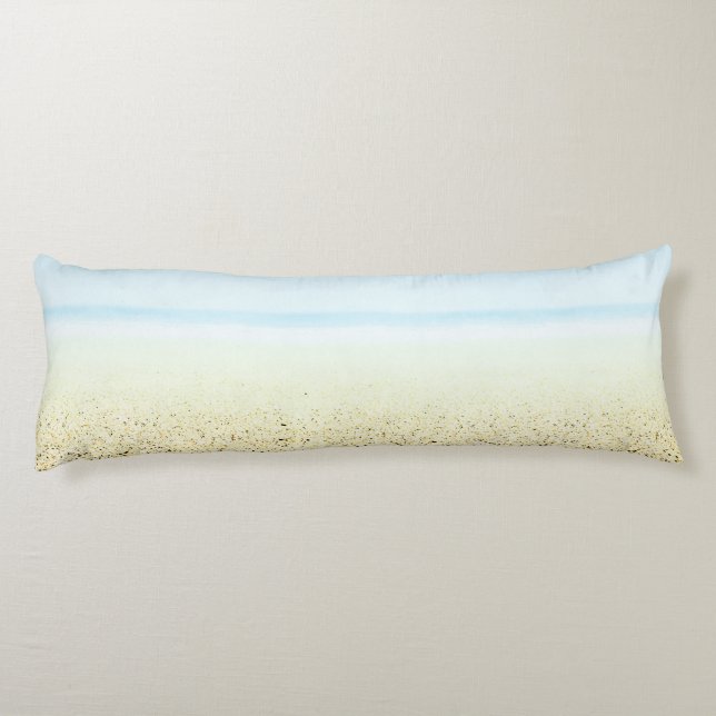 Coussins Longs Sable et mer Calme Côté (Dos)