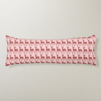 Coussins Longs Saumon Deer Arrière - plan Motif