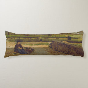 Coussins Longs Scène quotidienne, près de Florence, c.1865