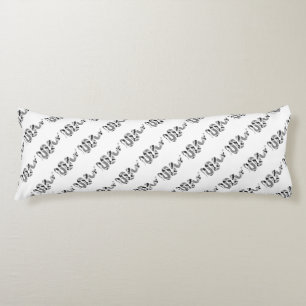 Coussins Longs Serpent gris et silhouette gris clair