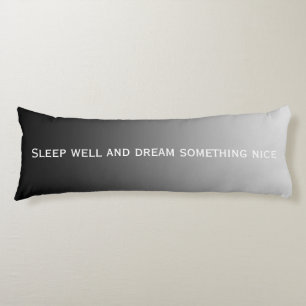 Coussins Longs SEULEMENT gradients de COULEUR - gris noir + votre