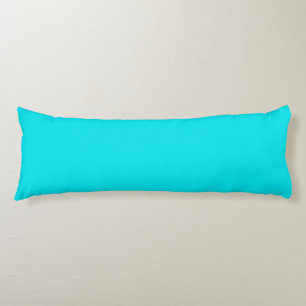 Coussins Longs Solide clair Cyan/Turquoise