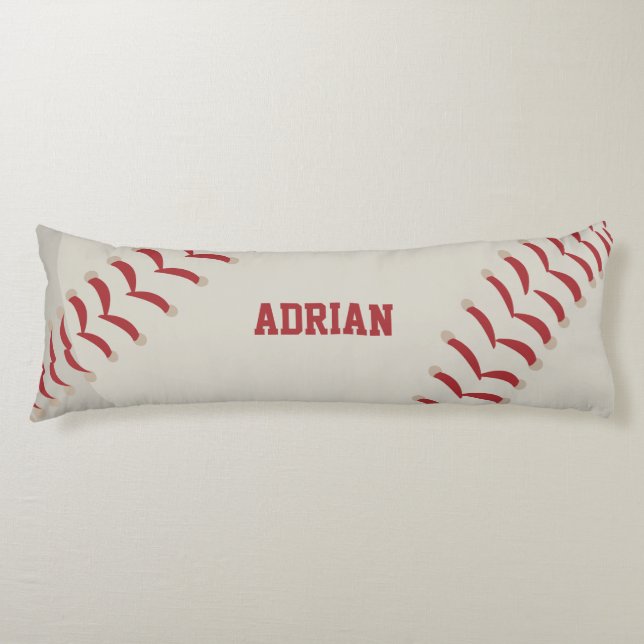 Coussins Longs Sports de baseball personnalisés (Devant)