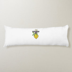 Coussins Longs Squeeze me drôle citron