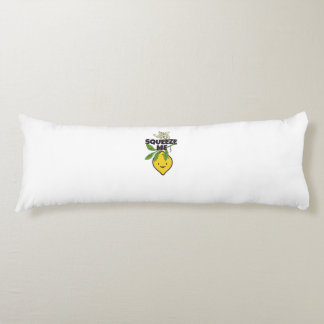 Coussins Longs Squeeze me drôle citron