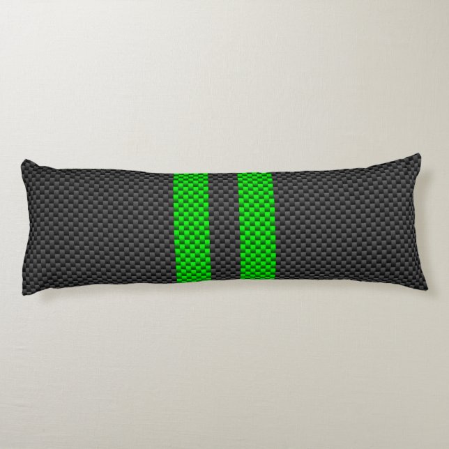 Coussins Longs Stripes de Green Carbon (Dos)
