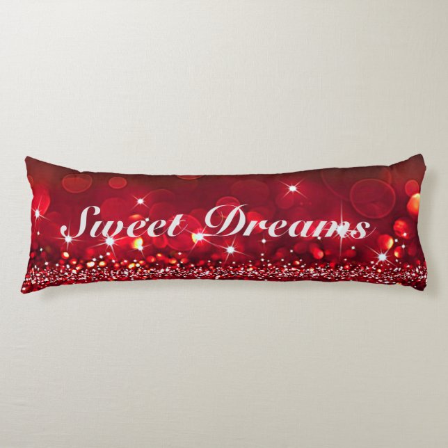 Coussins Longs Sweet Dreams Sparkle Body Oreiller (Devant)