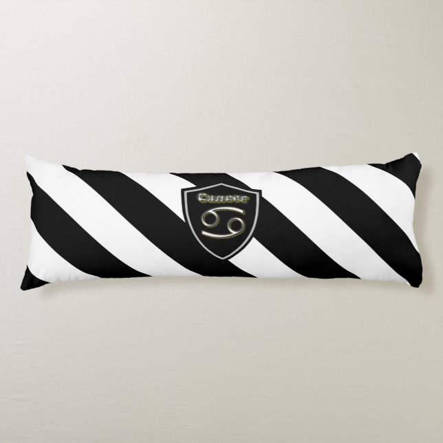 Coussins Longs Symbole du cancer   (Devant)