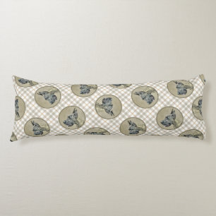 Coussins Longs Tableau de Grand Danois Bringé Art Original pour C