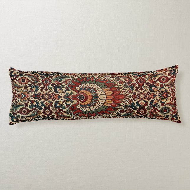 Coussins Longs Tapis de tapis persan turc antique (Dos)
