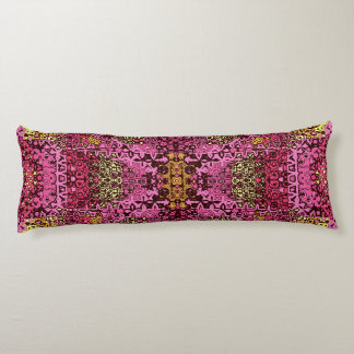 Coussins Longs Tapisserie de boho violet rouille Oreiller corps.